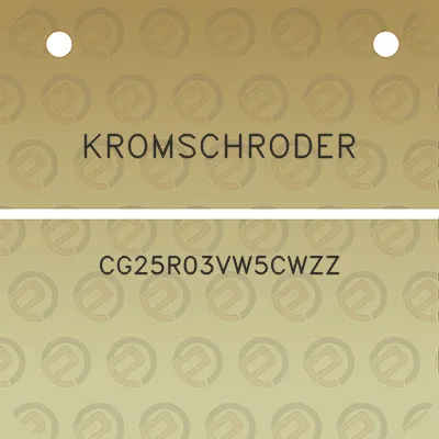 kromschroder-cg25r03vw5cwzz