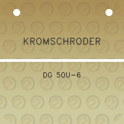 kromschroder-dg-50u-6