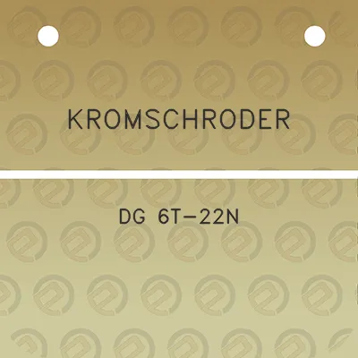 kromschroder-dg-6t-22n