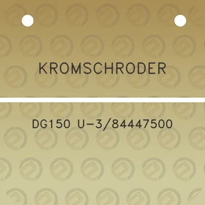 kromschroder-dg150-u-384447500