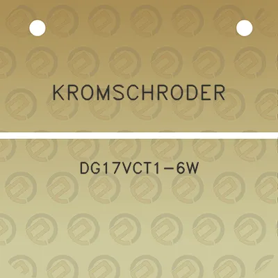 kromschroder-dg17vct1-6w