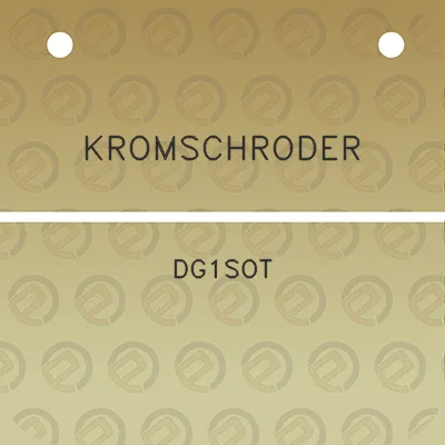 kromschroder-dg1sot