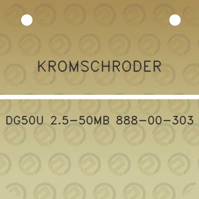 kromschroder-dg50u-25-50mb-888-00-303