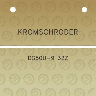 kromschroder-dg50u-9-32z