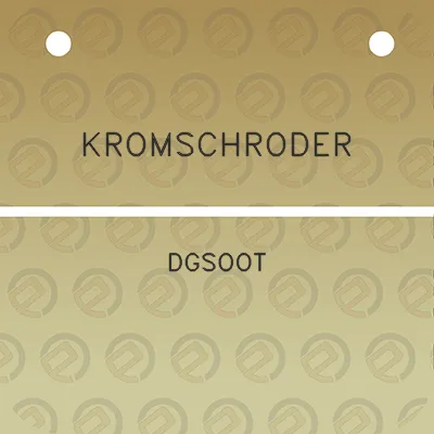 kromschroder-dgsoot