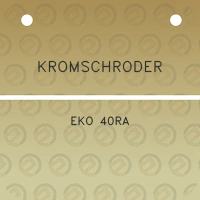 kromschroder-eko-40ra