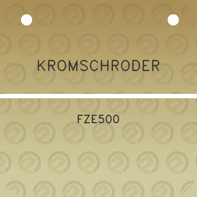 kromschroder-fze500