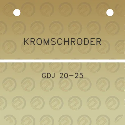 kromschroder-gdj-20-25