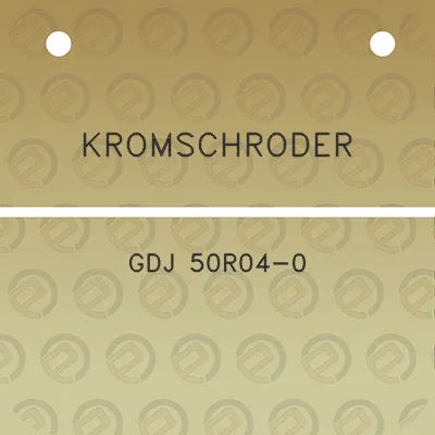 kromschroder-gdj-50r04-0