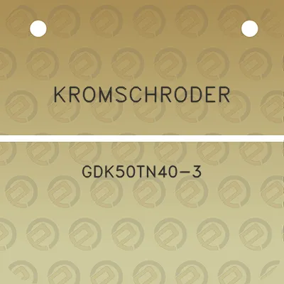 kromschroder-gdk50tn40-3