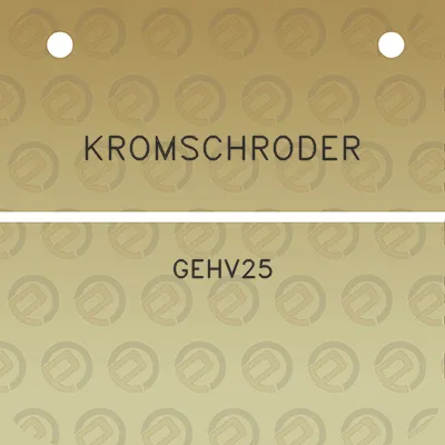 kromschroder-gehv25