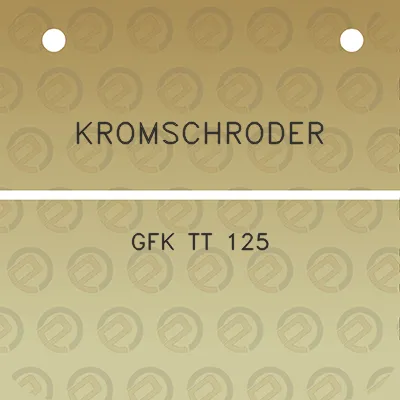 kromschroder-gfk-tt-125