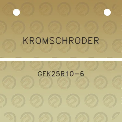 kromschroder-gfk25r10-6