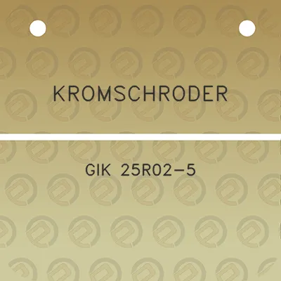 kromschroder-gik-25r02-5