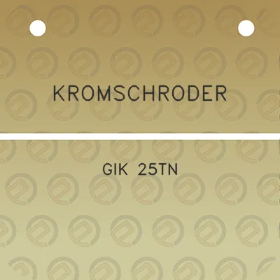 kromschroder-gik-25tn