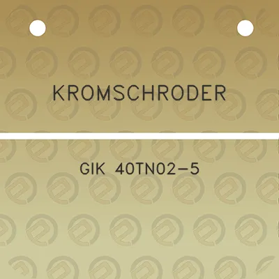 kromschroder-gik-40tn02-5