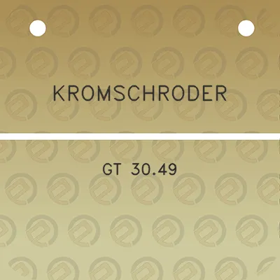 kromschroder-gt-3049