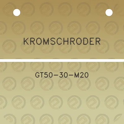 kromschroder-gt50-30-m20