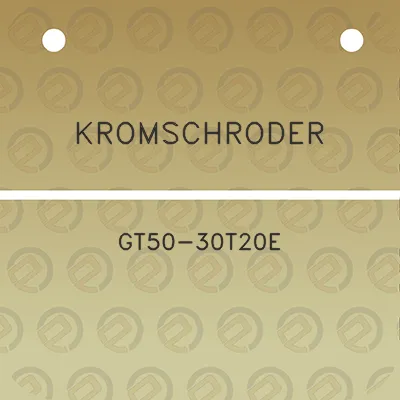 kromschroder-gt50-30t20e