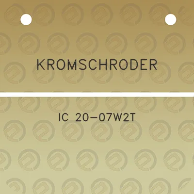 kromschroder-ic-20-07w2t