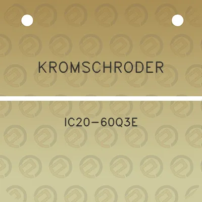 kromschroder-ic20-60q3e