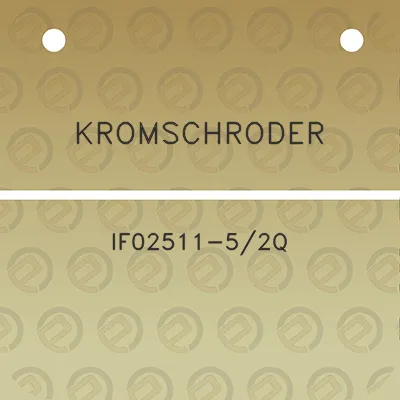 kromschroder-if02511-52q