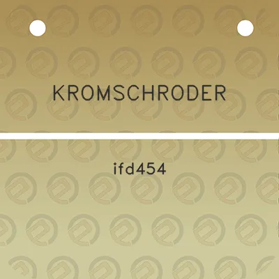 kromschroder-ifd454