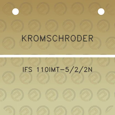 kromschroder-ifs-110imt-522n