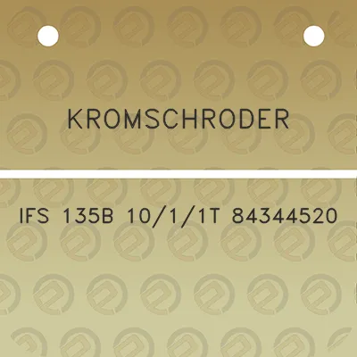 kromschroder-ifs-135b-1011t-84344520