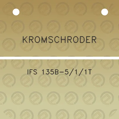 kromschroder-ifs-135b-511t