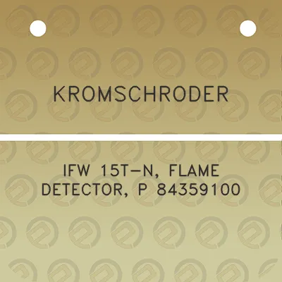 kromschroder-ifw-15t-n-flame-detector-p-84359100