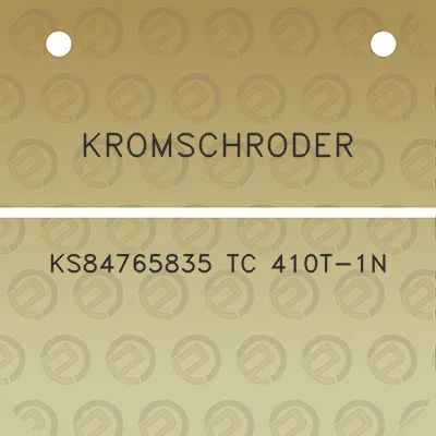 kromschroder-ks84765835-tc-410t-1n