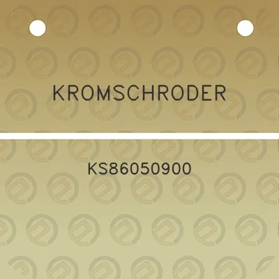 kromschroder-ks86050900