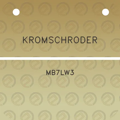 kromschroder-mb7lw3