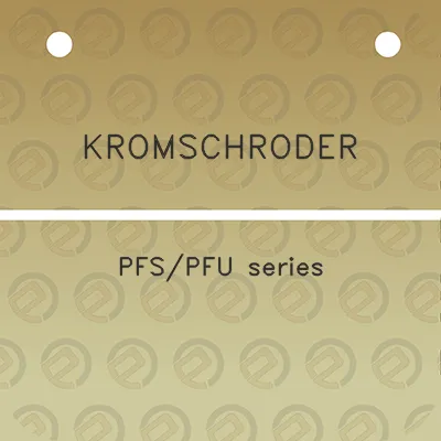 kromschroder-pfspfu-series