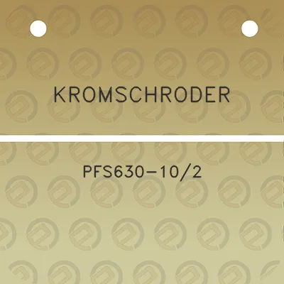 kromschroder-pfs630-102