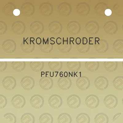 kromschroder-pfu760nk1