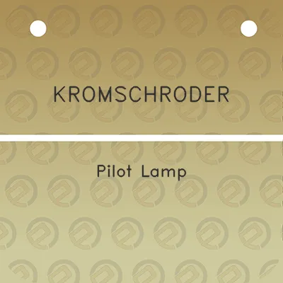 kromschroder-pilot-lamp