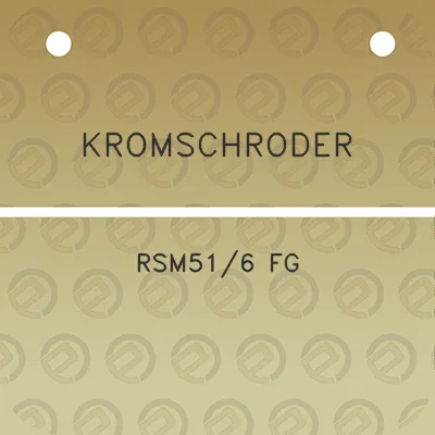 kromschroder-rsm516-fg