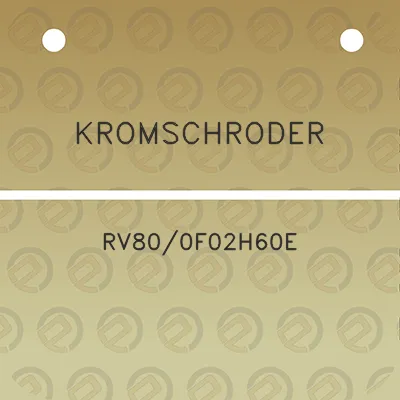 kromschroder-rv800f02h60e