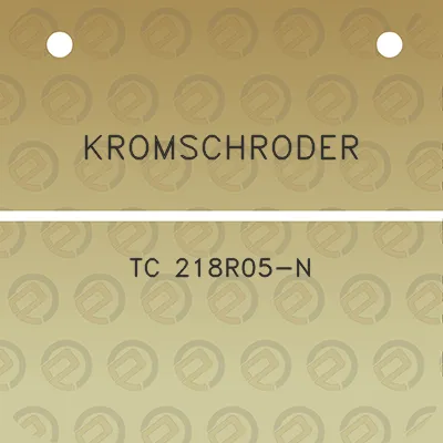 kromschroder-tc-218r05-n