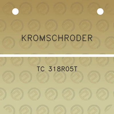 kromschroder-tc-318r05t