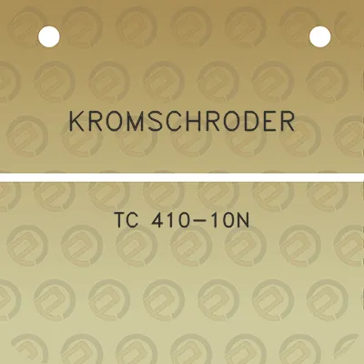 kromschroder-tc-410-10n