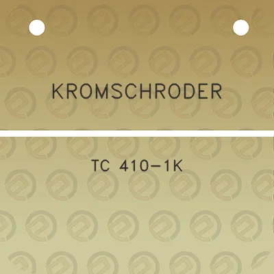 kromschroder-tc-410-1k