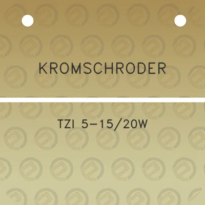 kromschroder-tzi-5-1520w