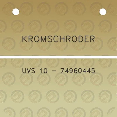 kromschroder-uvs-10-74960445