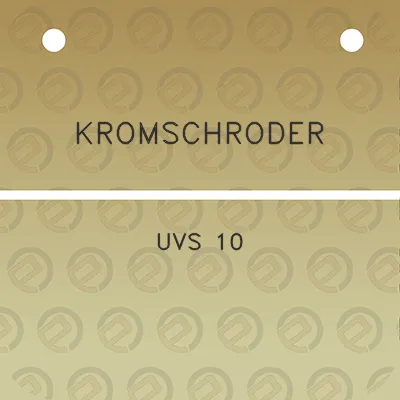 kromschroder-uvs-10