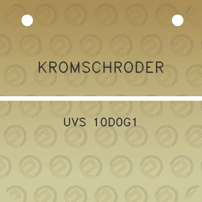 kromschroder-uvs-10d0g1