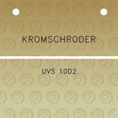 kromschroder-uvs-10d2