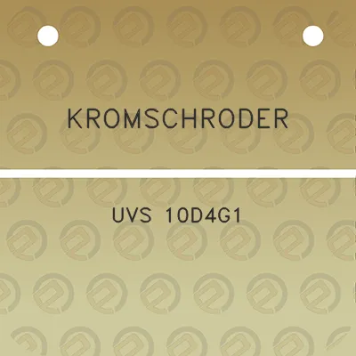 kromschroder-uvs-10d4g1